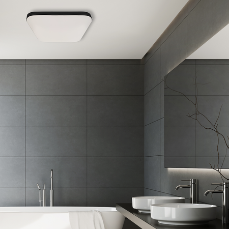 Plafon LED NEMO BLACK 17W z czujnikiem ruchu PIR