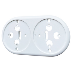 Ramka podwójna do montażu natynkowego Loftica Art biała