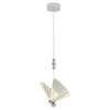 Lampa wisząca 1xLED wisząca chrom