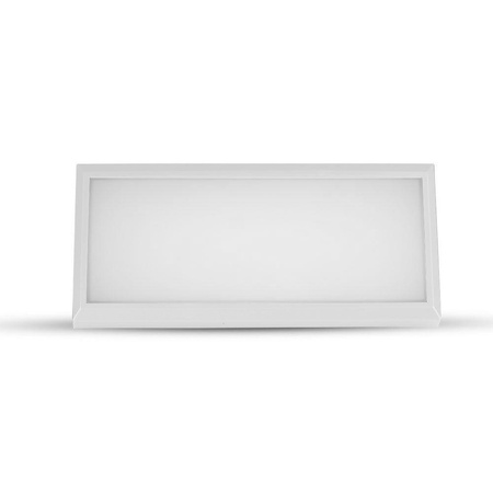 Oprawa Ścienna V-TAC 12W LED Ukośna Biała IP65 VT-8054 6400K 1250lm