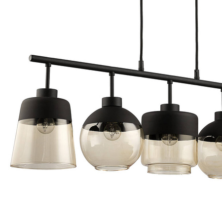 Lampa wisząca AMBER LAMPA 5xE27