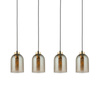 Lampa wisząca SATIPO Amber 4xE27