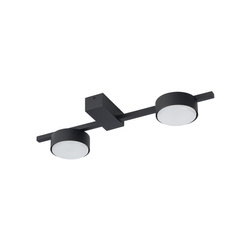 Nowodvorski Lampa sufitowa czarna metalowa Plafony PILLS