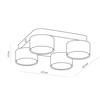 Lampa sufitowa SPACE White 4xGX53