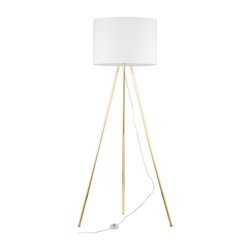 Lampa podłogowa UMBERTO White/Gold 1xE27