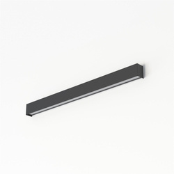 Nowodvorski Kinkiet grfitowy STRAIGHT WALL LED M
