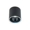 Nowodvorski Lampa punktowa natynkowa czarna tuba HALO 