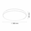 Plafon LED DESERT 40 z pilotem