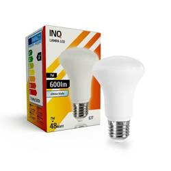 LAMPA LED  R63 E27   7W 6000K 600lm INQ