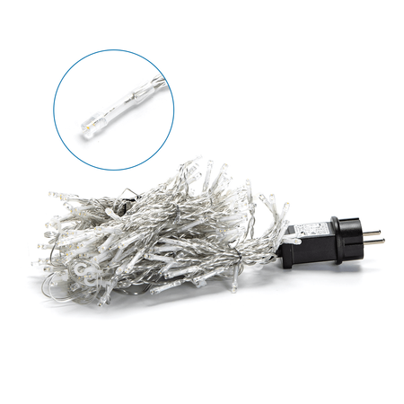 Kurtynka świetlna 200 LED barwa ciepła 2700k IP44 2mx2m