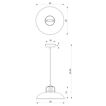 Lampa wisząca FELIX GREEN/GOLD 1xE27