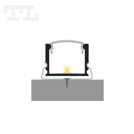 LED P5-2 Profil 3000 mm anod (nr kat 865203)