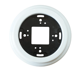 Ramka ceramiczna pojedyncza natynkowa biała