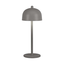 Lampka Biurkowa Nocna V-TAC 3W LED 30cm Ładowanie USB Ściemnianie Szara