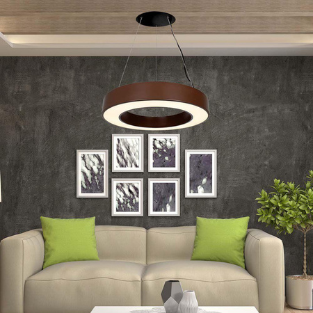 Oprawa Zwieszana V-TAC 50W LED TRIAC Brąz Corten fi.60cm VT-7760-C 4000K 6100lm