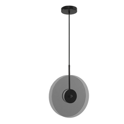 Wisząca lampa pionowa Casy dymna LED CCT