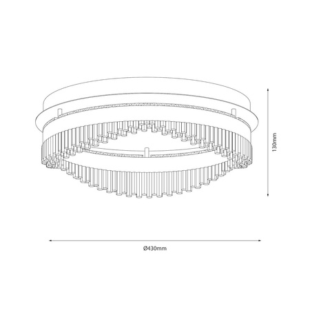 Lampa sufitowa PRECIOSA 36W LED