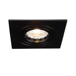 Oprawa OZZO MINO 222-BB kwadratowa IP20 ALU czarna szczotkowana