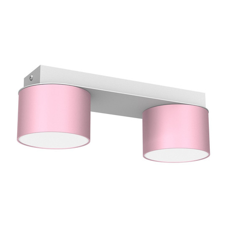 Lampa sufitowa DIXIE Pink/White  2xGX53 różowa