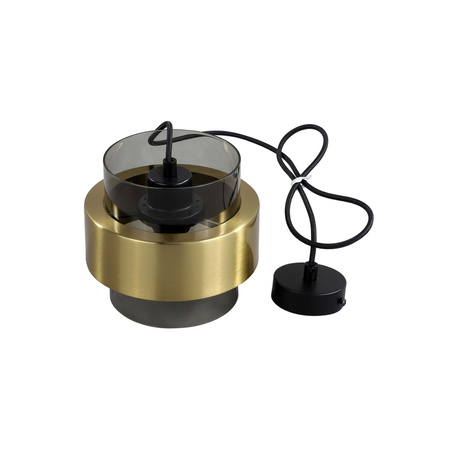 Lampa wisząca Miele dymiona złota