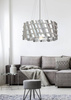 Lampa wisząca CASTRO WHITE / CHROME 5xG9