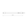 ŚWIETLÓWKA LED 9W 60CM 3000K