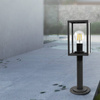 Lampa zewnętrzna MALMO 48cm stojąca grafit 1xE27
