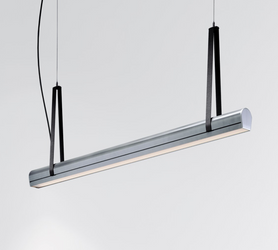 Kluś Lampa wisząca LED Tulip TU BEAM ZW L=2811mm, mikropryzma liniowa, 64W, 4000K, DALI, INDUSTRIAL