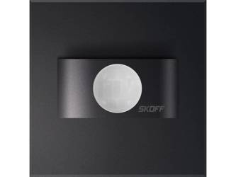 Czujnik ruchu dopuszkowy Tango PIR 120 Skoff 0,2W 10V DC czarny mat
