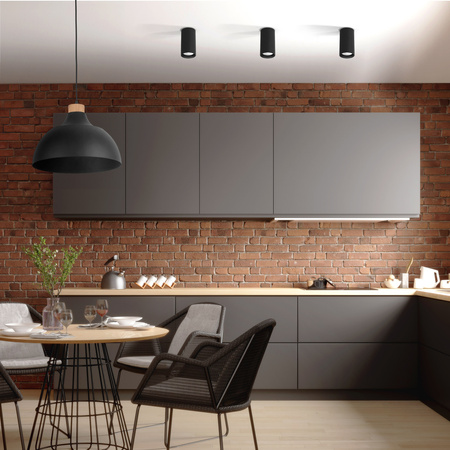 Lampa sufitowa TUNE Black 1xGU10 S