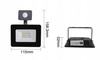 Halogen LED 10W z Czujnikiem ruchu naświetlacz 4000K