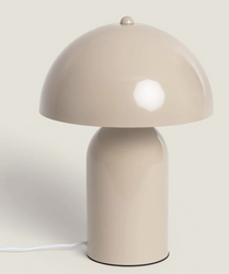 Metalowa lampka stołowa nocna 2xE14  Slink kaszmir