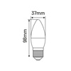 LED C37 E27  6W ŚWIECA 490lm 3000K INQ