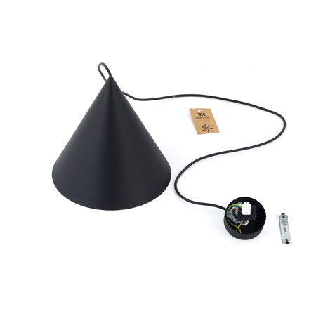 Lampa wisząca CONO Black 1xE27