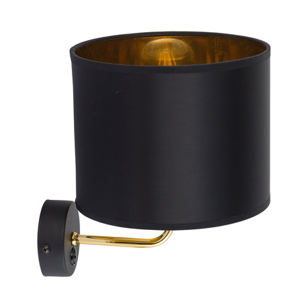 Kinkiet VEGA Black.Gold 1xE27