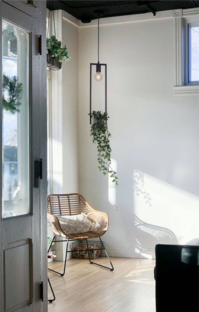 Pojedyncza lampa wisząca z funkcją kwietnika K-4037 z serii ESTERA