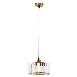 Light prestige Vetro wisząca okrągła złota LP-2910/1P GD round