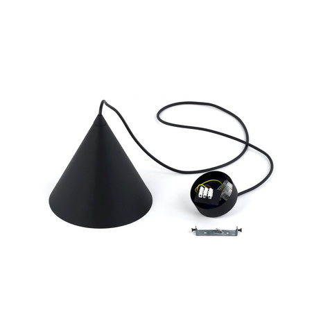 Lampa wisząca CONO Black 1xE27 S