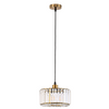 Light prestige Vetro wisząca okrągła złota LP-2910/1P GD round