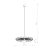 Nowodvorski Lampa wisząca mosiądz UMBRELLA 