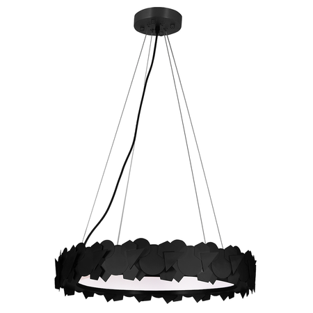 Lampa wisząca SOHO BLACK 24W LED czarny metal