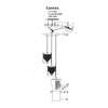 Cantos 3 lampa wiszaca LP-1114/3C