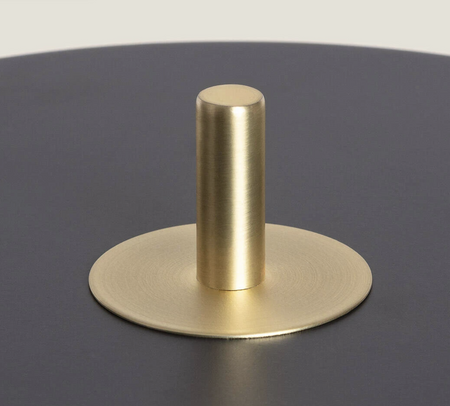 Metalowa Lampa Stołowa nocna 3,6W LED 3000K Korkor czarna - złota