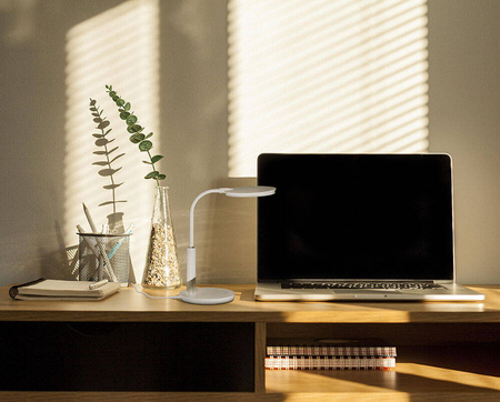 Biała lampka biurkowa, LED 10W, neutralna K-BL1237 BIAŁY z serii DINO