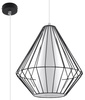 Lampa wisząca DEMI czarna
