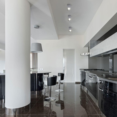 Oprawa V-TAC Aluminiowa GU10 Kostka Kwadrat Natynkowa Satyna+Czarny 142x100x100 VT-797-SN