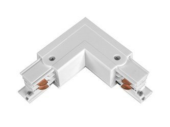 Złączka 3- fazowa biała typu "L" do szyny oświetleniowej