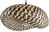Lampa wisząca dwukolorowa BOHO bambusowa plecionka NUSA 50cm