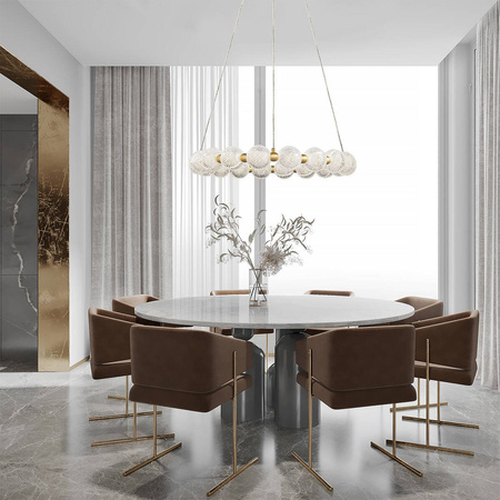 Lampa wisząca Diamond 18 18xLED CCT złota LP-2202/18P GD