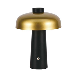 Lampka Biurkowa Nocna V-TAC 3W LED 24cm Ładowanie USB Ściemnianie Złota
